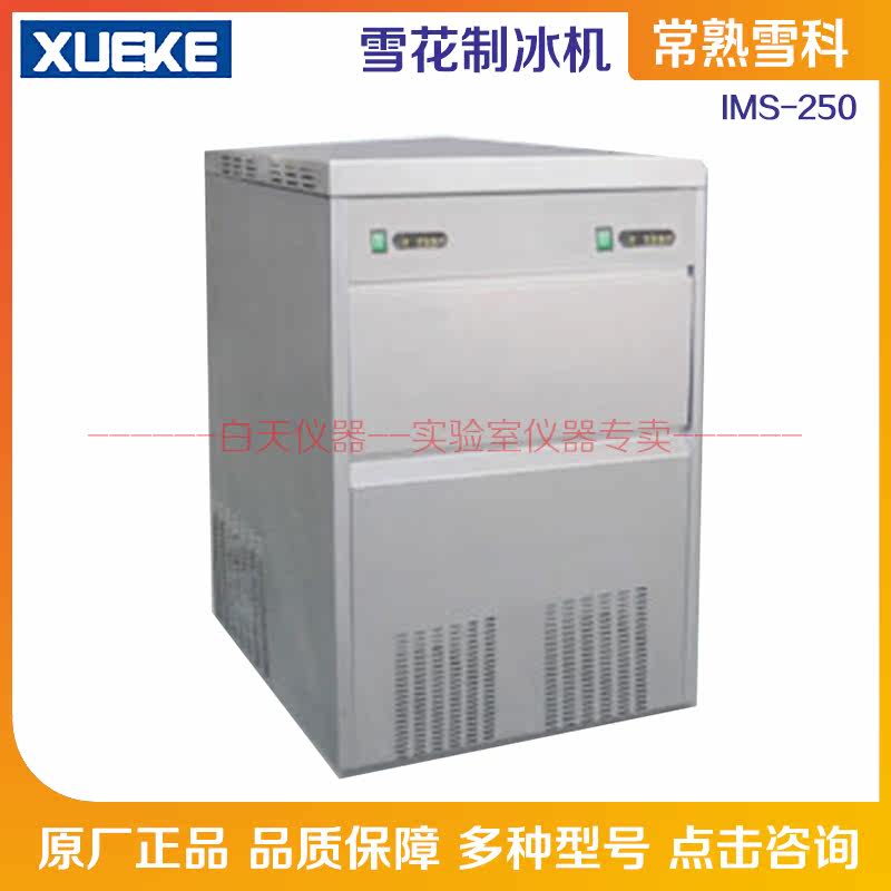 Evercooked Syracuse IMS-250 fully automatic snowflake ice maker one-piece stainless steel housing Computer Control