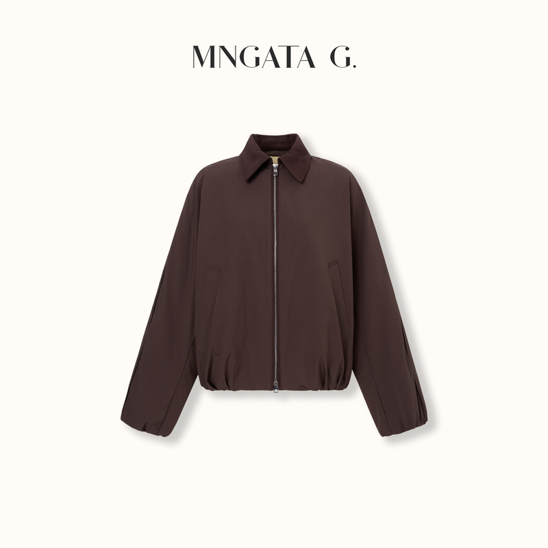Gong Xiaoyan【White Goose Down·Damascus】Mangata Jacket down Coat 6062617