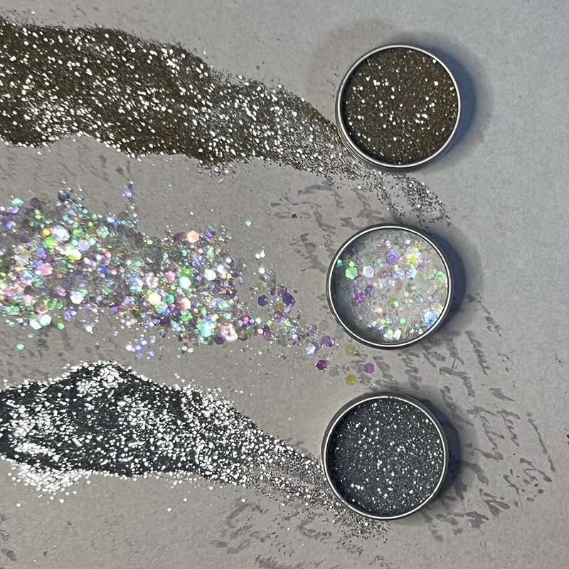 Keyli丨Junk Journal Art Scrapbook Materials Glitter Powder, Must-Buy, Super Shiny
