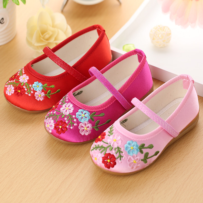 Chaussures enfants en satin pour printemps - semelle tendon - Ref 1038174 Image 11
