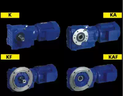 Hard tooth surface gear reducer K KF KA KAF