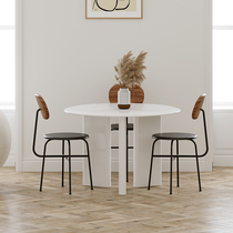 Valley and simple Nordic light luxury home living room Dining room dining table Round table Modern net red creative small apartment dining table