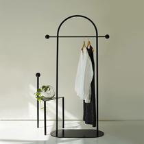 Simple fashion Nordic style hanger wrought iron coat rack creative modern abstract Italian tone small apartment hanger