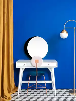 ins Nordic solid wood dressing table Net red modern bedroom simple small apartment makeup table desk integrated light luxury