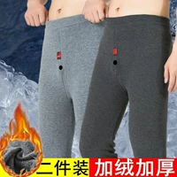Удерживающие тепло утепленные штаны, термобелье, бархатное нижнее белье, зимние леггинсы
