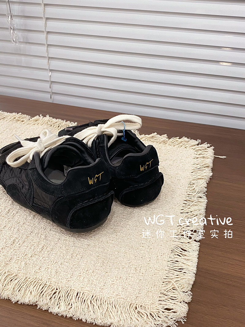 WGT秋季儿童双鞋带德训鞋男女童软底复古平底阿甘鞋松弛感休闲鞋 — 6