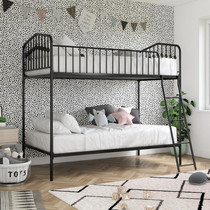 Modern upper and lower bunk beds double and secondary two floors double height bed 1 5 m 2 adults Iron bed children Jane about the same width