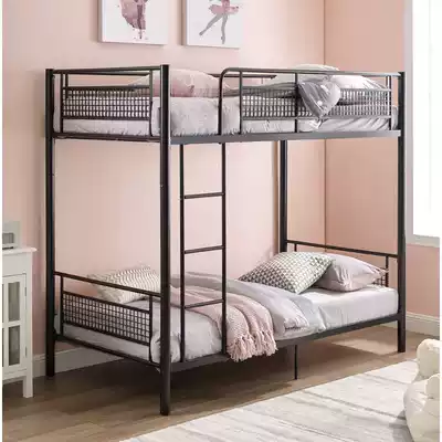 Modern upper and lower bunk beds Double bunk beds Two floors high and low 15 meters 2 adult dormitory child and mother beds Children's simple one meter eight