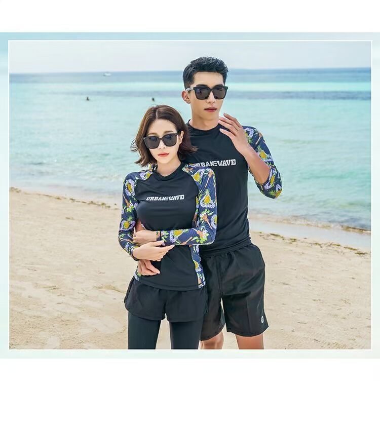 Bộ đồ lặn nữ mới sứa quần áo chống nắng snorkeling quần dài tay quần bơi chia đôi phù hợp với đôi nam lướt quần áo - Vài đồ bơi 	đồ đi biển đôi	