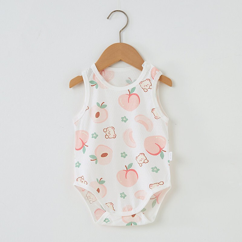 [Clearance Zone] Brand Store Newborn Summer Vest Romper Pure Cotton Baby Triangle Bodysuit Jumpsuit
