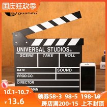 Movie props board director board floor bedroom room shop background wall decoration microscopic photography props