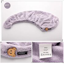 Export to Japan to increase the thick double layer super absorbent soft quick-drying pregnant woman dry hair hat wipe the hair wrap headscarf