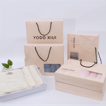 Yodo xiui export Japan high-grade towel bath towel gift box set packaging three-piece wedding birthday return