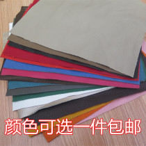 Color lychee leather material cowhide leather mouse pad specifications optional color leather bag diy handmade accessories card bag material