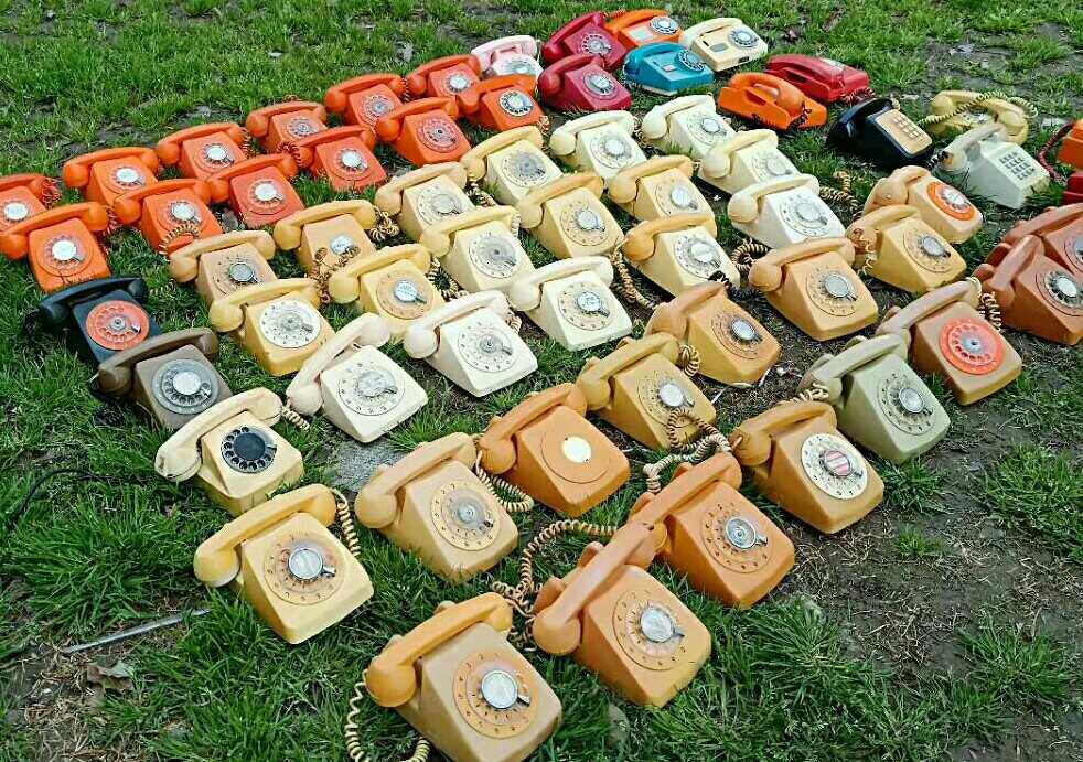 Dial telephone converter old - fashioned telephone