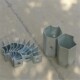 Guardrail Two Wave Three Wave Bracket Highway Rural Road Guardrail Anti-Collision Guardrail Accessories Bracket