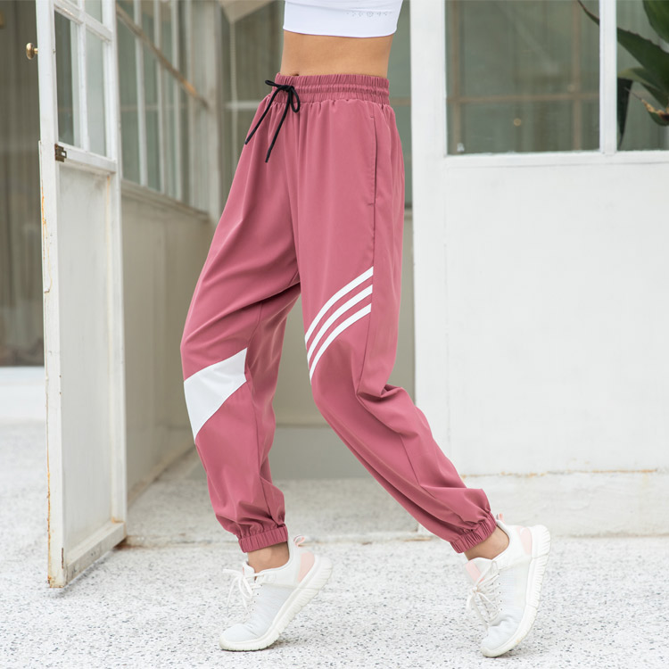 Casual sports fitness trousers women's loose and thin yoga running quick-drying beam pants anti-ultraviolet 081