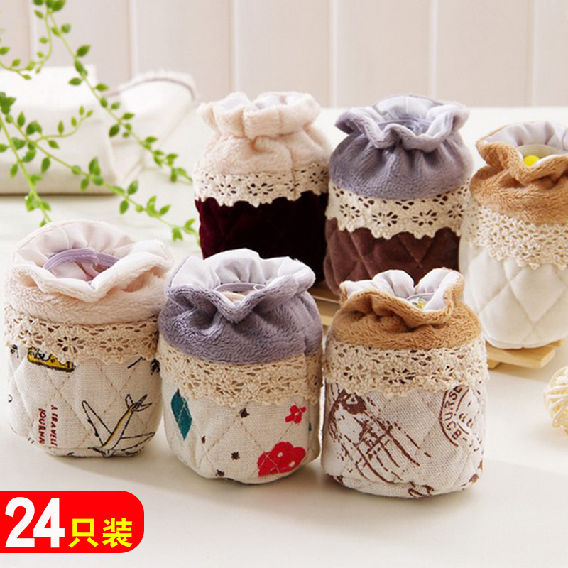 Thickened cloth art chair foot sleeve protective sleeves muted abrasion resistant dining table and chairs legs sleeve European-style stool foot sleeve non-slip foot cushion