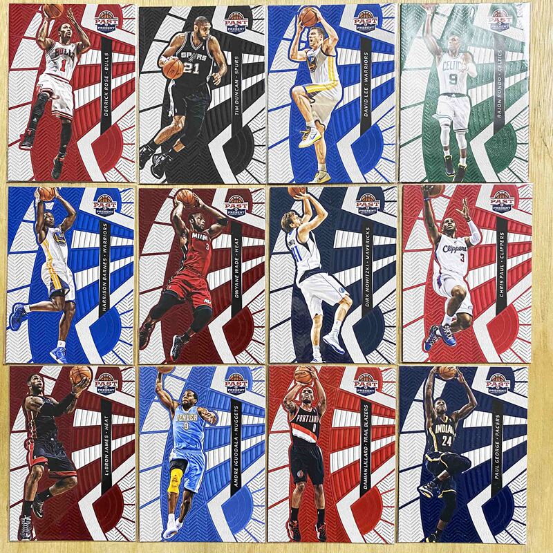 [Kobe James Irving Harden Durant Rose Paul] 13 Panini Premium Star Card with Shoe Sole