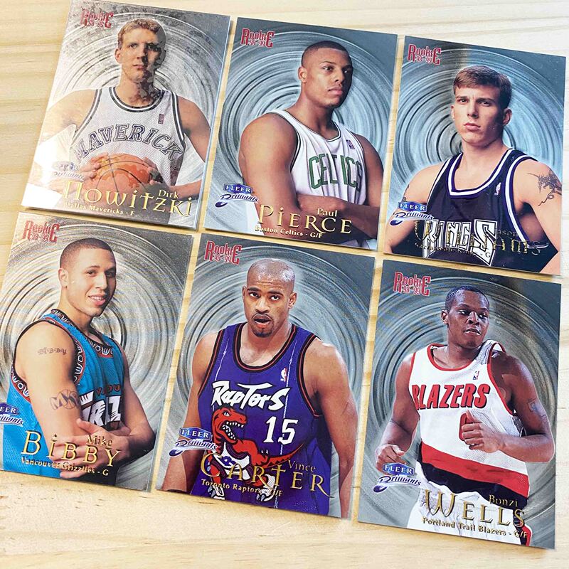 [Vc Novisky Bibblewell Hughes Jamison] 99 Fleer Rookie Star Card