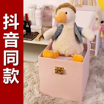 Shaoyin Net red same sand sculpture repeat reading duck tongue spoof automatic bounce gift box gift box