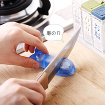 Sharpening artifact Japan imported Marna fish-shaped rapid sharpener mini household grindstone refrigerator sticker