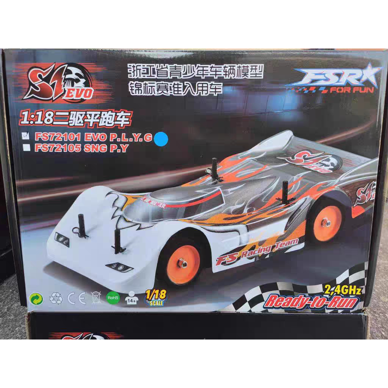 Fs-72101 Feishen 1/18 Remote Control Electric Road Car, Flat Terrain Car, Small Radish Model, in Stock