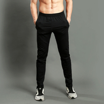 Mens summer thin sports pants Running training slim small pants Breathable loose casual sweat pants Fitness pants