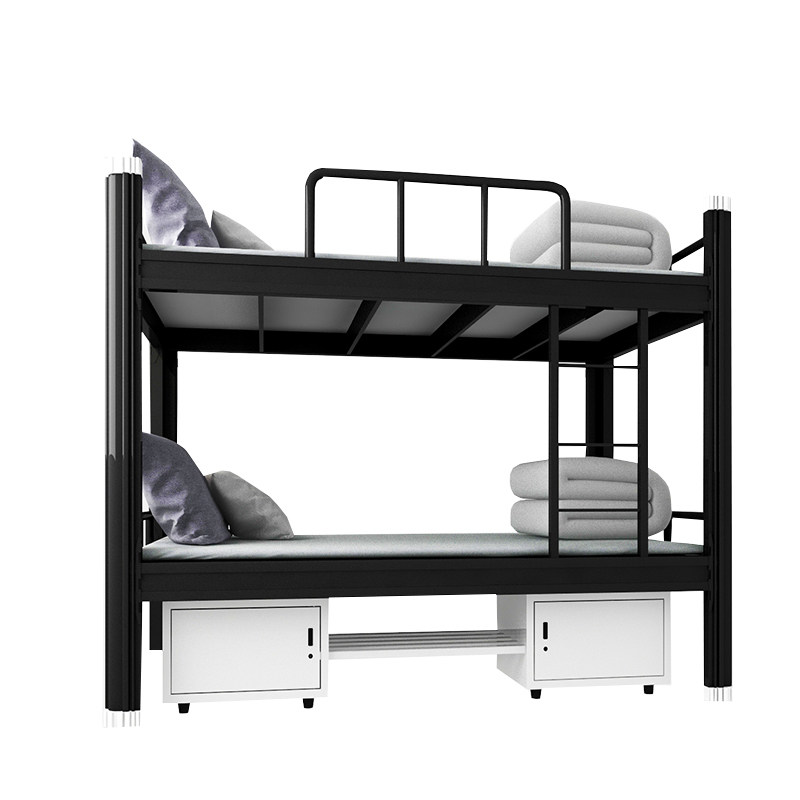 Iron Bed Frame Lower Double Bed Low Iron Frame Bed Student Staff Dorm Room Up And Down Adults 1 5m Apartment Single Bed