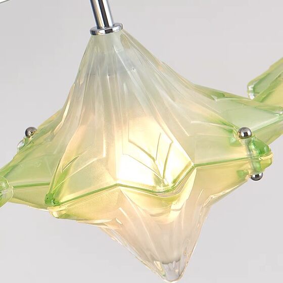 French-Style Eye-Protection Ceiling Lighting, Designer Model for Dining Room, Long Strip Pendant Light, Home Dining Room Lighting, Glass Pendant Light