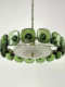 Nordic Post-Modern Light Luxury Living Room Dining Room Lamp Main Bedroom Crystal Lamp French Green Glass Chandelier