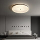 All-Copper Italian Minimalist Bedroom Ceiling Lamp, Modern Simple Light Luxury Master Bedroom Room Lamp, Full Spectrum Eye Protection Study Lamp