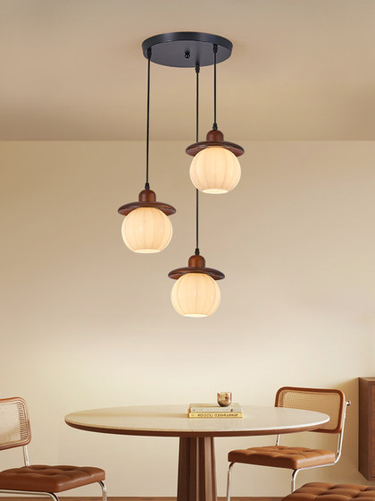 Medieval-Style Simple Circular Staircase Lamp Loft Duplex Apartment Chandelier Living Room Dining Room High-End Villa Long Chandelier