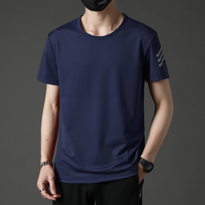 Ice Silk Mesh T-Shirt for Men, Short-Sleeved, Outdoor, Large Size, Sports, Plus-Size, Breathable, Quick-Drying Summer Clothing Ice Silk Mesh T-Shirt for Men, Short-Sleeved, Outdoor, Large Size, Sports, Plus-Size, Breathable, Quick-Drying Summer Clothing