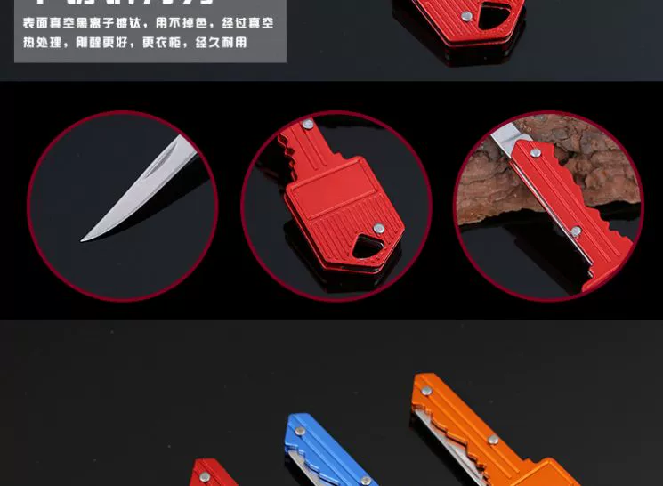 Chìa khóa dao gấp nhỏ m390 mini dao bỏ túi trái cây cầm tay dao tự vệ ngoài trời sinh tồn hoang dã - Công cụ Knift / công cụ đa mục đích