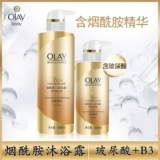 Olay, питательный гель для душа содержит никотиновую кислоту, эссенция против сухости, 500 мл