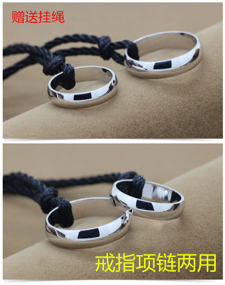 Sterling bạc độc đoán nhẫn nam ngón trỏ ngón tay út ngón tay cái nhẫn nhẫn cô gái mặt dây chuyền một cặp sinh viên sản phẩm mới nhẫn kim tiền