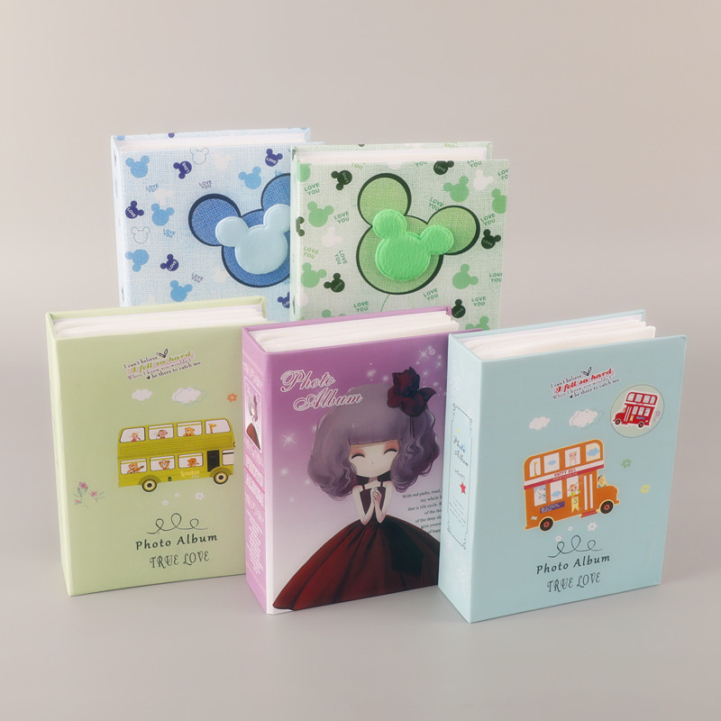  Simple photo book 5 inches 6 inches 7 inches Life Family children cartoon photo books with books large 6 inches Ben