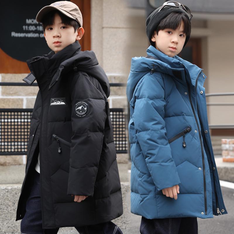 2026 New Children's down Jacket for Boys, Long Thickened Winter Stylish Brand Children's Clothing Coat 2026 New Children's down Jacket for Boys, Long Thickened Winter Stylish Brand Children's Clothing Coat