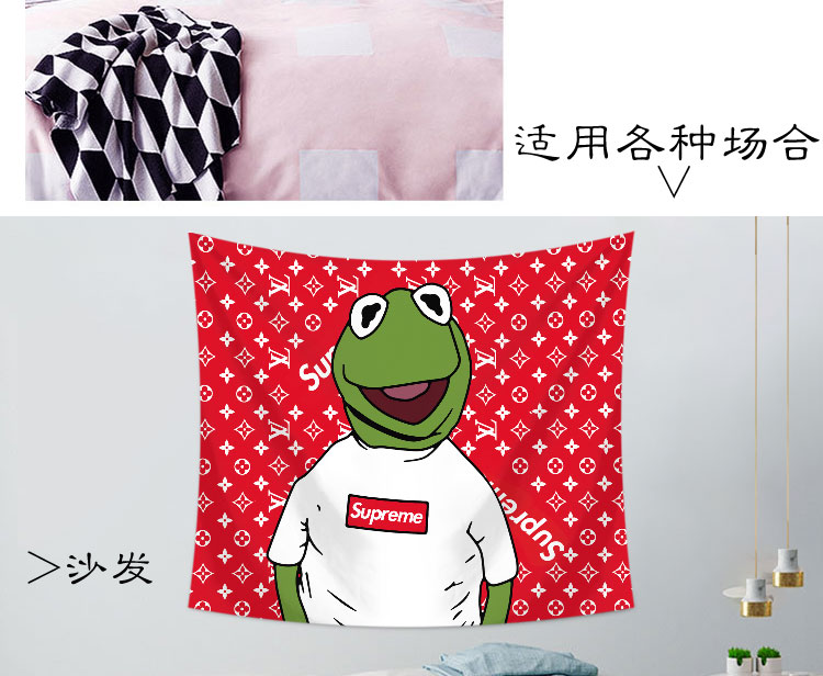 Ins tấm thảm Bắc Âu lớn giường treo vải bọc và bữa sáng ở máy ảnh Tự làm tấm thảm vải vải nền ít WTA Redwall - Tapestry tranh thảm treo tường