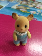 Игрушки-животные 日本epoch森林家庭玩具森林家庭站立婴儿 Sylvanian Families