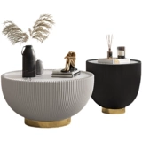 Северная рок на доске кофейный столик крупные ролики круглые, простые, современные легкие роскошные маленькие квартиры сеть черная чай