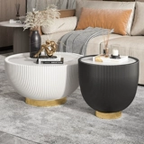 Северная рок на доске кофейный столик крупные ролики круглые, простые, современные легкие роскошные маленькие квартиры сеть черная чай