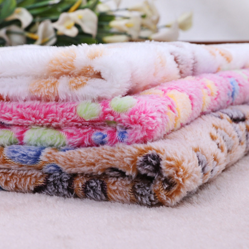 Dog Blanket Dog Mat Pet Ground Mat Autumn Winter Style Dog Quilt Thickened All Season Summer Autumn/Winter Sleeping Mat Air Conditioning Blanket