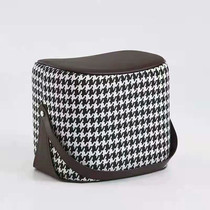 Master design Modern door shoe stool Rest area Single stool portable saddle stool Model room Mei Chen stool sofa