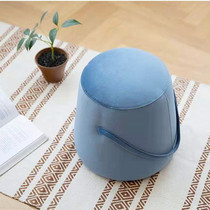 Promotional new single person fabric stool simple round sofa stool Modern small apartment living room shoe stool portable stool