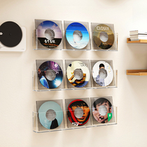 Vinyl record storage rack wall hanging collection Jay Chou CD disc tape storage box wall CD album cabinet