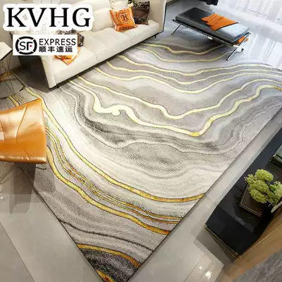 Carpet doormat entrance room large area light luxury tea table mat bedroom room bedside blanket full of art ins style