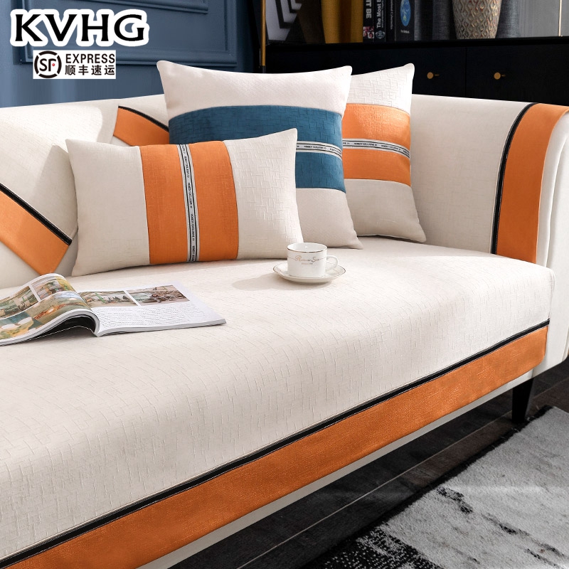 Cheniel Sofa Pad Four Seasons General Light Luxury Wind Non-Slide Cutting Modern Simple Sofa Cover Cover Customized