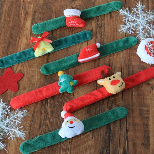 Рождественский мультяшный плюшевый браслет, креативная кукла, аксессуар, новая коллекция, подарок на день рождения